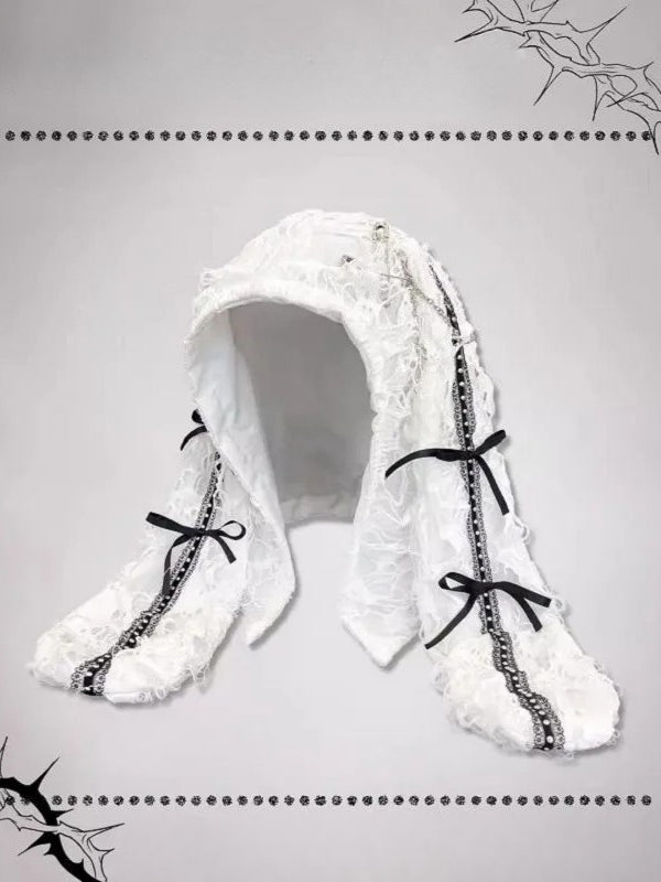 Harajuku Gothic Lolita Bunny Ear Punk Y2K Hat