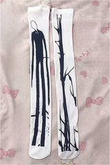 Subculture Street Dark Over The Knee Socks