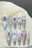 Y2K Princess Full Rhinestone Press On Nails