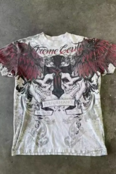 3D Print Y2K Gothic Men's T-shirt Secondary image