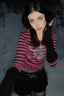 Elastic Long Sleeve Striped T-Shirt
