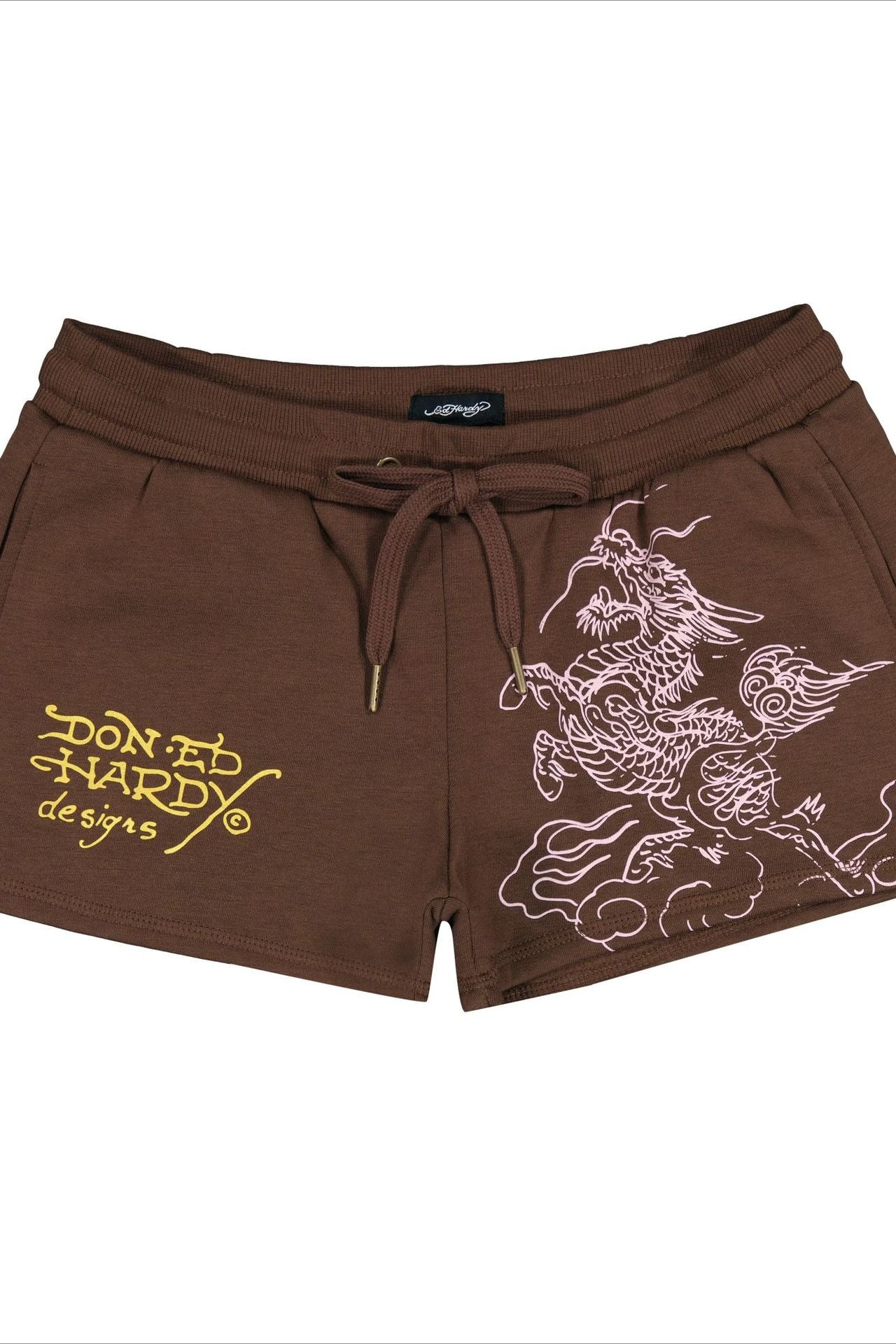 Graphic Print Low-Rise Hot Pants Secondary image