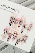 Y2K Leopard Print Baddie Press On Nails