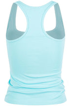 Shell Rhinestone Racerback Tank Top