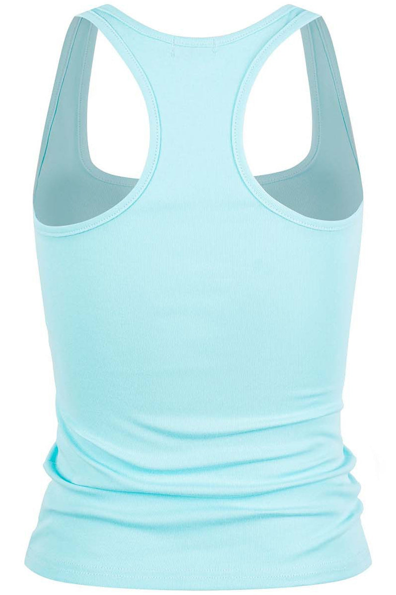 Shell Rhinestone Racerback Tank Top