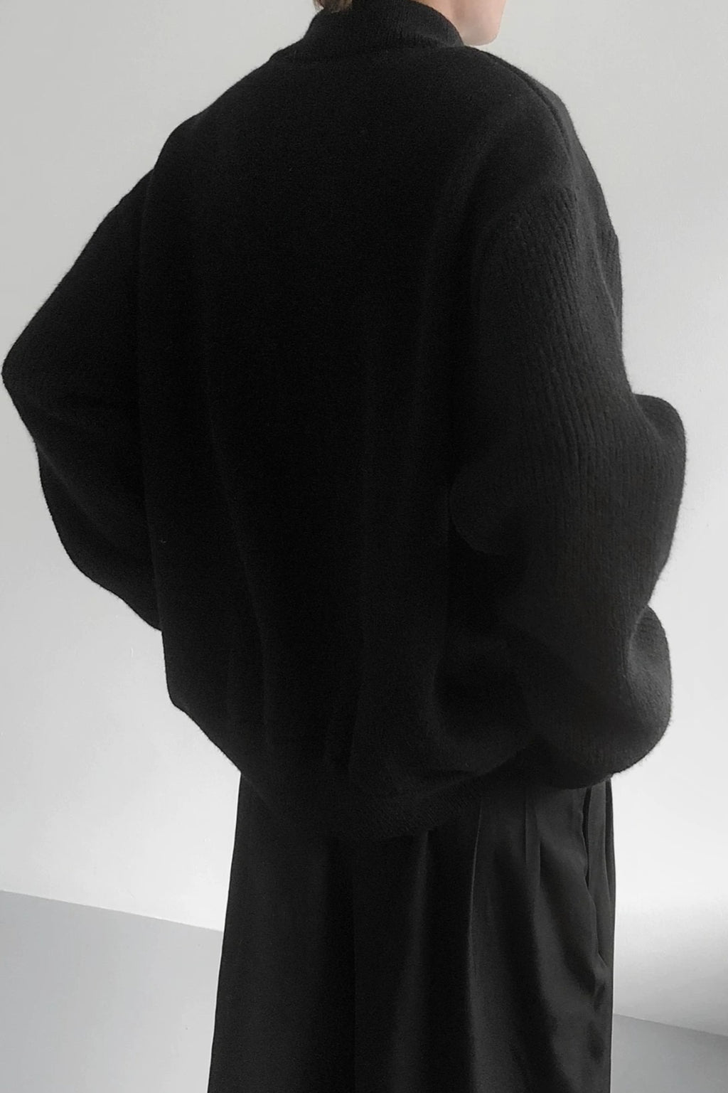 Portrait Graphic Double Zip Cardigans