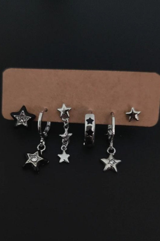 Butterfly Star Multi Set Edgy Earings Main image