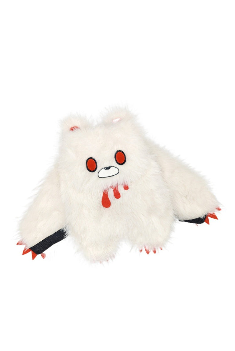 Fluffy Bear Character Backpack Bags