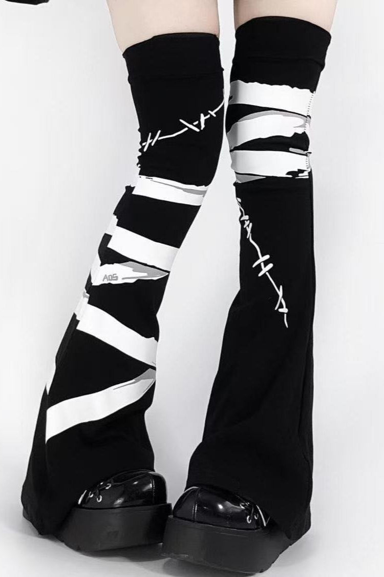 Japanese Y2K Aby Style Bandage Over-Knee Leg Warmers Main image