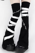 Japanese Y2K Aby Style Bandage Over-Knee Leg Warmers