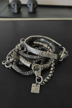 Gothic Street Twisted Stacked Bracelet