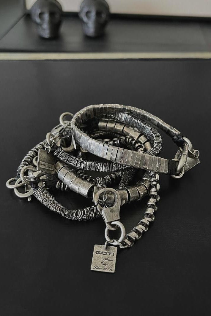 Gothic Street Twisted Stacked Bracelet