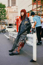 Retro Crafted Wide Leg Men's Denim Pants