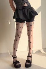 Colorful Big Polka Dot Tights