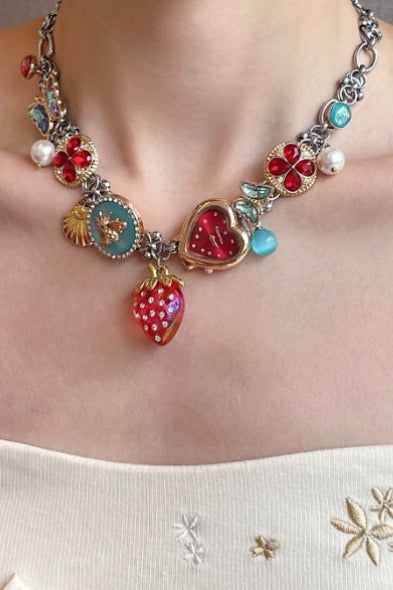 Vintage Strawberry Sweet Necklace Main image