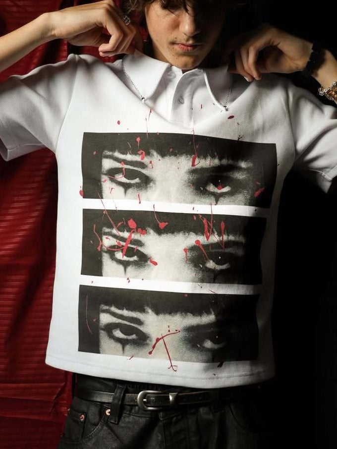 Y2K Dark Gothic Graphic T-Shirt