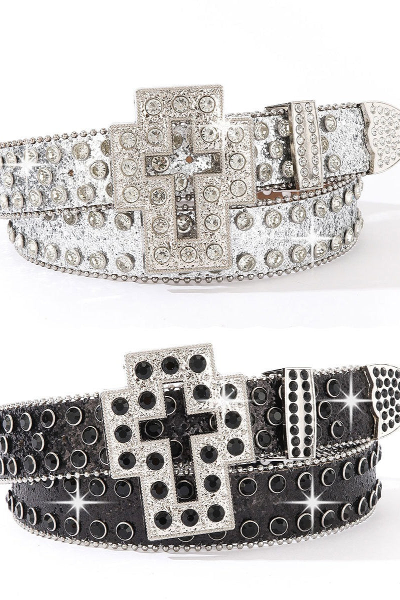 Y2K Shiny Rhinestone Chic Belt Main image