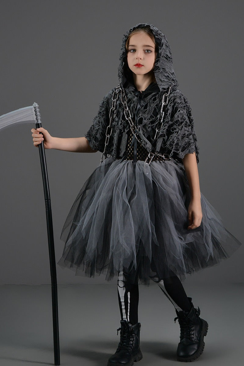 Dark Reaper Tutu Kid Halloween Costume Main image