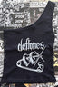 Gothic Print One Shoulder Cami