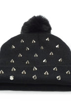 Warm Punk Rivet Knit Hat