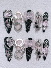 Alt Sweet & Cool Girl Fake Nails