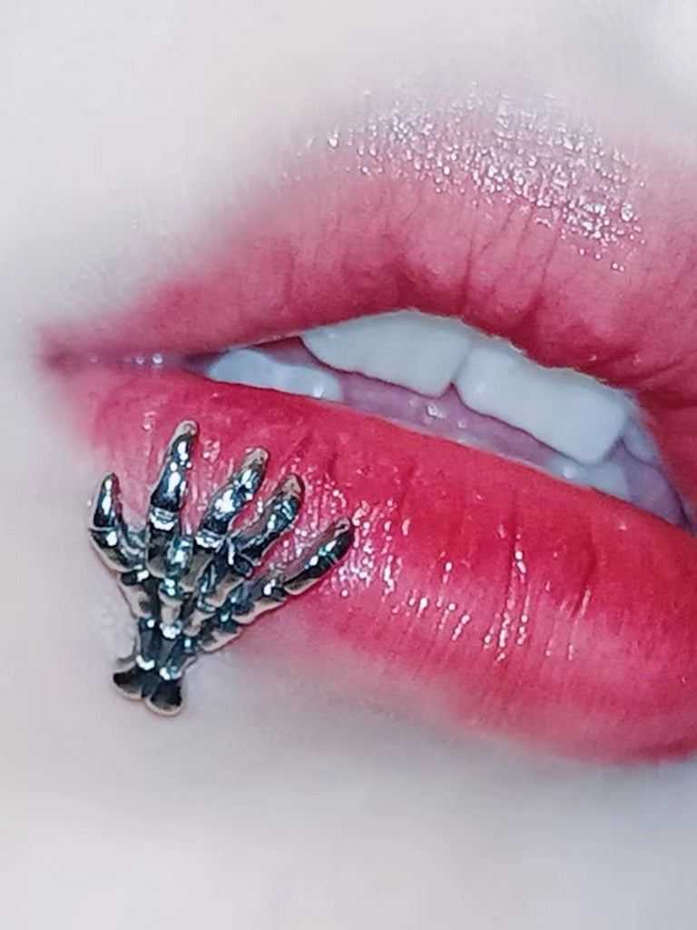 Punk Dark Ghost Claw Alloy Lip Stud Main image