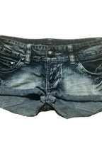 Y2K Color Block Flag Print Low-Rise Shorts