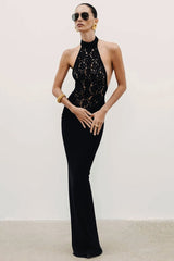 Sexy Halloween Lace Patchwork Sheath Dress