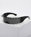 Dark Cyber Punk Spike Decor Glasses
