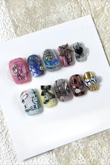 Punk Street Graffiti Press On Nails