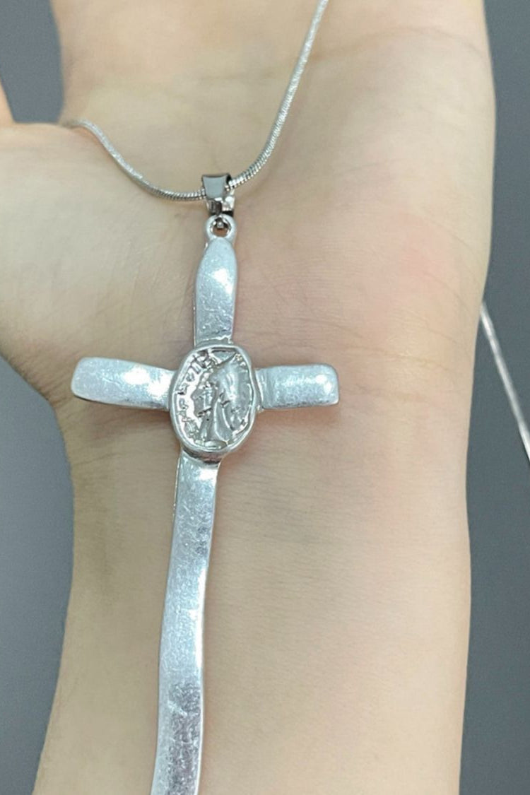 Vintage Cross Dainty Necklace