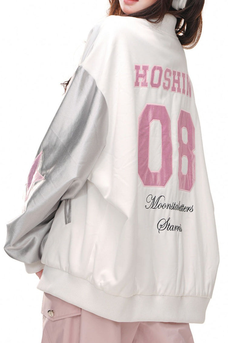 Star Bow Graphic Varsity Jackets