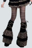 Leopard Ruffle Leg Warmer Socks