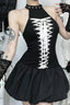 Corn Halter Bandage Sleeveless Mini Dress