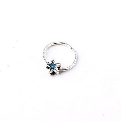 Star Flower U-Shape Nose Studs