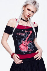 Gothic Print Fashion T-Shirt