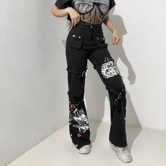 Print Street Style Pants