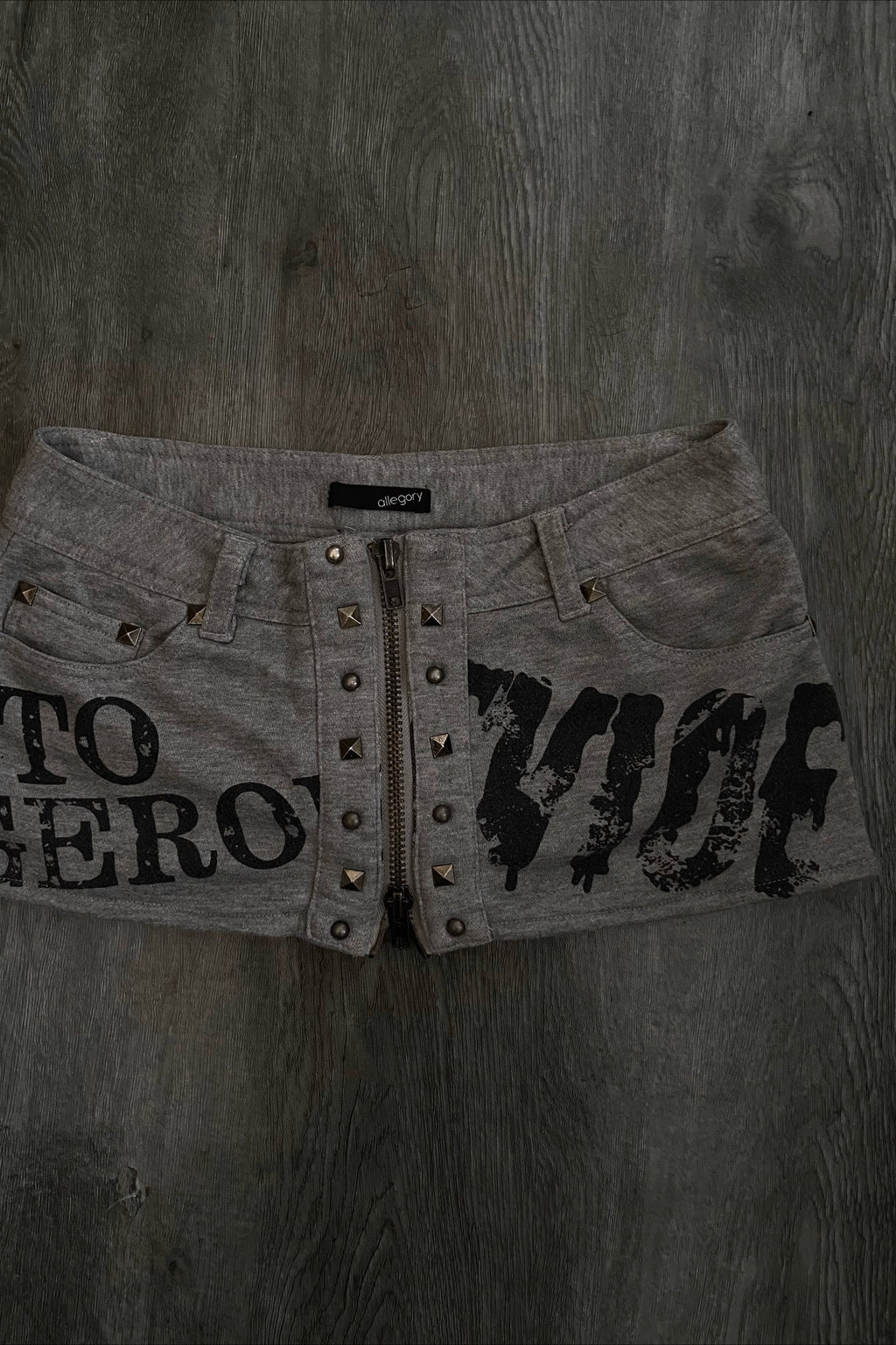 Y2K Graphic Fitted Skort