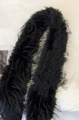 Y2K Plush Faux Mink Fur Thick Warm Scarf