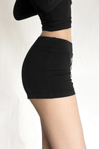 Loop Detail Contrast Stitch Shorts