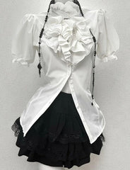 Retro Artistic Casual Blouse