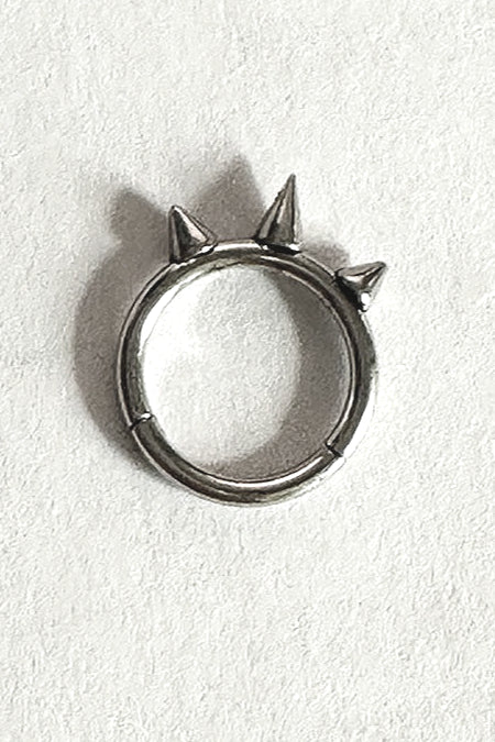 Spike Closed Ring Lip Stud