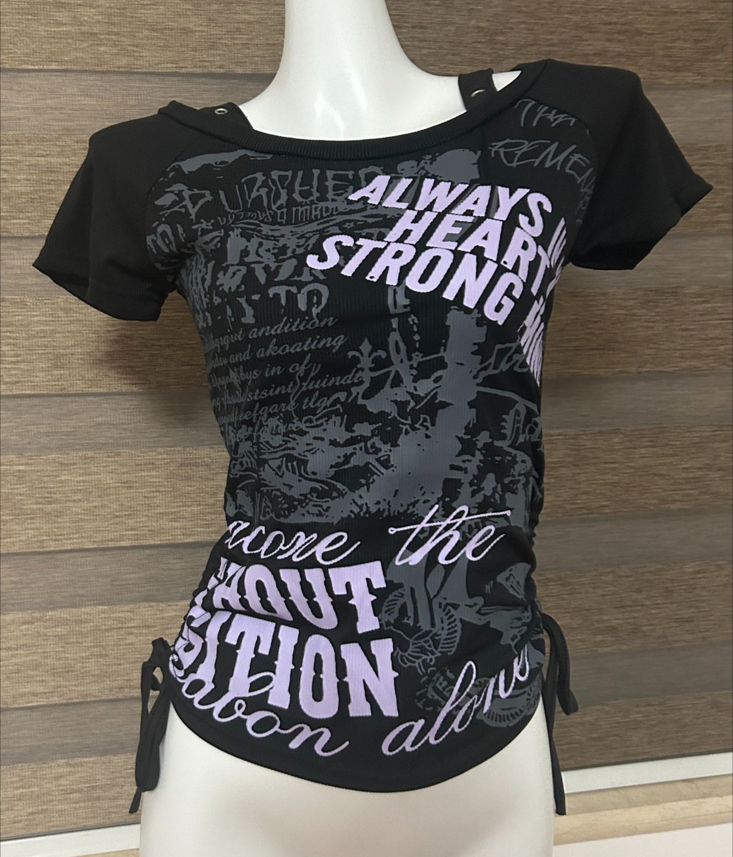 Y2K Millennium Retro Drawstring T-Shirt Main image