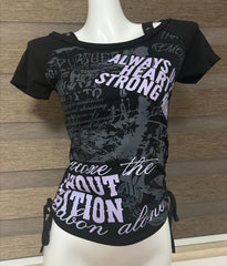 Y2K Millennium Retro Drawstring T-Shirt