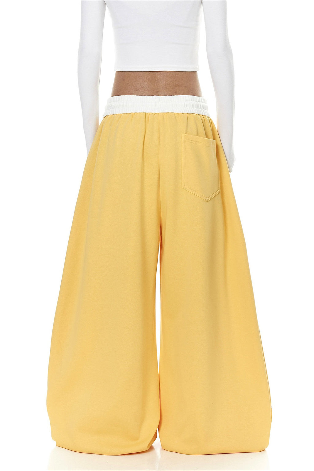 Graffiti Print Wide Leg Pants