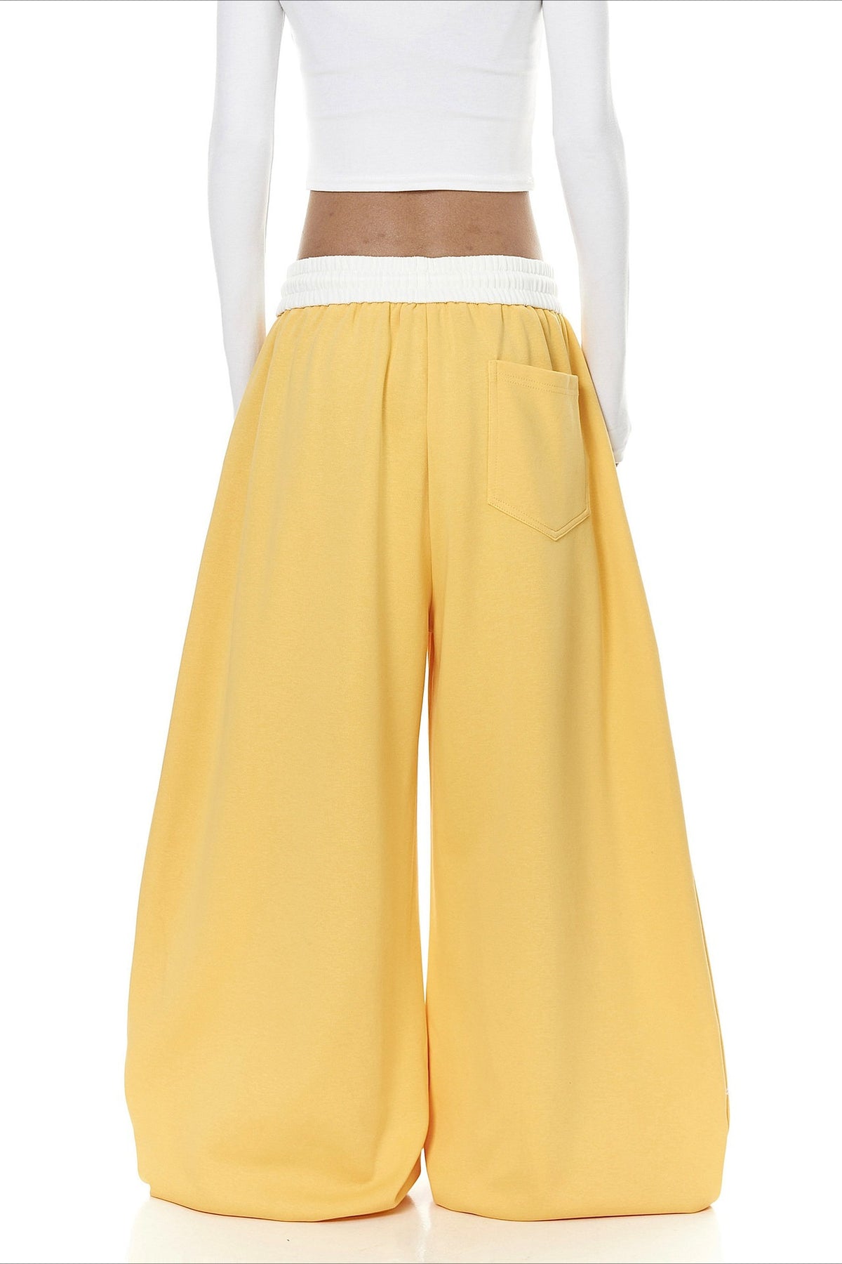 Graffiti Print Wide Leg Pants