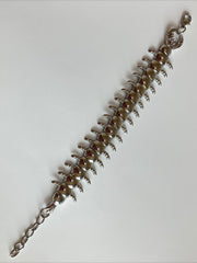 Dark Punk Bug Pattern Bracelet