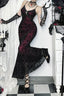 Halloween Gothic Velvet Cami Dress