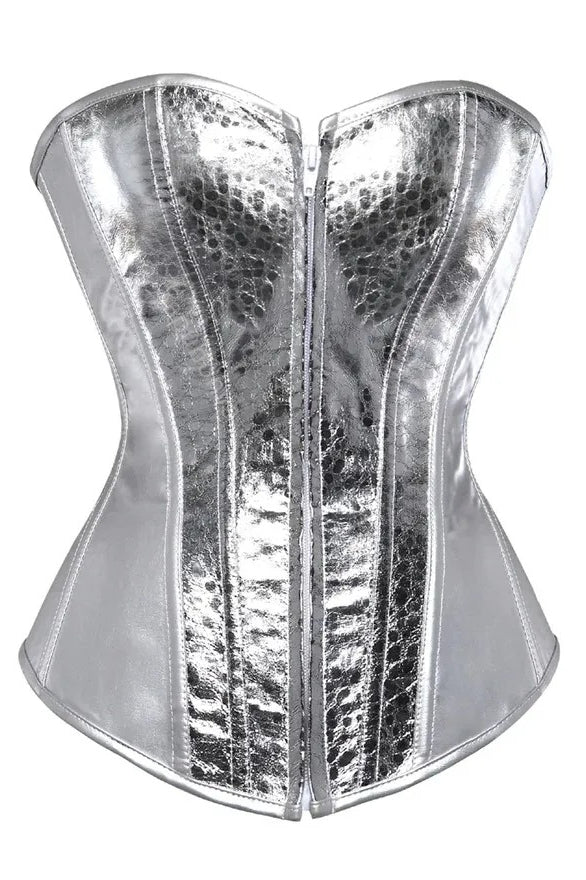 Silver Gold Vintage Gothic Corset Main image