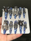 Vintage Blue Noble Gothic Press On Nails